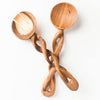 Salad Servers of Olivewood