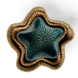 Kazi Dreamscape Wavy Baskets - Set of 8”, 6”, & 4”