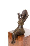 "Seaside Stretch" Lost Wax Bronze Sculpture