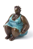 "Mama Blue" Lost Wax Bronze Sculpture