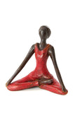 "Half Lotus Pose" Lost Wax Bronze Sculpture