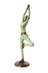 "Tree Pose" Lost Wax Bronze Sculpture
