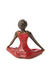 "Half Lotus Pose" Lost Wax Bronze Sculpture