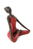 "Half Lotus Pose" Lost Wax Bronze Sculpture