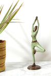 "Tree Pose" Lost Wax Bronze Sculpture