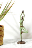 "Tree Pose" Lost Wax Bronze Sculpture