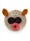 Lidded-Sisal Animal Basket