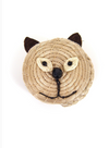 Lidded-Sisal Animal Basket