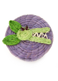 Lidded-Sisal Animal Basket