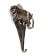 Natural Patina Animal Wall Hooks of Recycled Tin