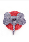 Lidded-Sisal Animal Basket