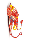 Painted Animal Wall Hook of Recycled Tin