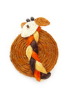 Lidded-Sisal Animal Basket