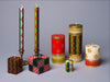 Kapula Hand Painted Candles - Christmas
