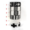 Kioni-C Open-Cuff, Broad Bangle: B&W