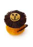 Lidded-Sisal Animal Basket