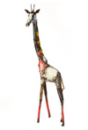 Giraffe of Recycled Oil Drum