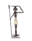 Nomad of Upcycled Metal & Salvaged Cow Horn