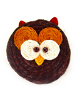 Lidded-Sisal Animal Basket