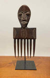 Baoule Tribal Comb w/ Stand