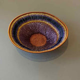 Beaded Copper Wire Basket