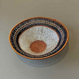 Beaded Copper Wire Basket