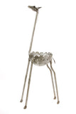 Giraffe Planter of Upcycled Metal