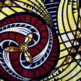 African Print Cotton Napkins - Set of 4