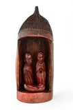 Rwandan Thatched Hut Nativity