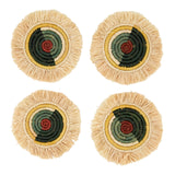 Kazi Fringed Coasters - sets of 4