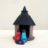 Nativity Hut of Kisii Stone - 5-piece