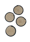 Kazi Fringed Coasters - sets of 4