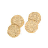 Kazi Fringed Coasters - sets of 4