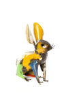 African Hare - Painted/Recycled Metal