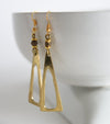 Hope Brass Earrings