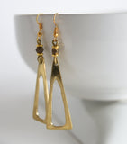 Hope Brass Earrings