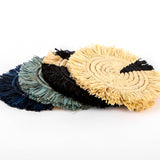 Kazi Fringed Coasters - sets of 4