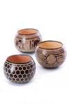Calabash Bowl, Incised w/ Tribal Graphics