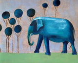 “Ellie in Blue” Giclèe by Joss Rossiter
