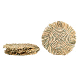 Kazi Fringed Coasters - sets of 4
