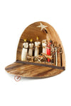 Half Dome Nativity Set of Banana Leaf