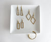 Hope Brass Earrings