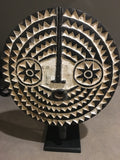 Bwa Tribe Sun Mask w/ Stand