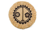 Kazi Sun Mask Fringed Wall Art Disc - 22”