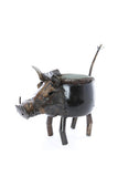 Warthog Planter of Recycled Metal