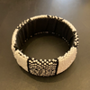 Kioni-C Open-Cuff, Broad Bangle: B&W
