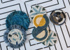 Kazi Fringed Coasters - sets of 4