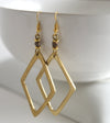 Hope Brass Earrings