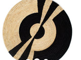 Kazi Mafasi Black Wall Plate - 32”