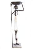 Nomad of Upcycled Metal & Salvaged Cow Horn